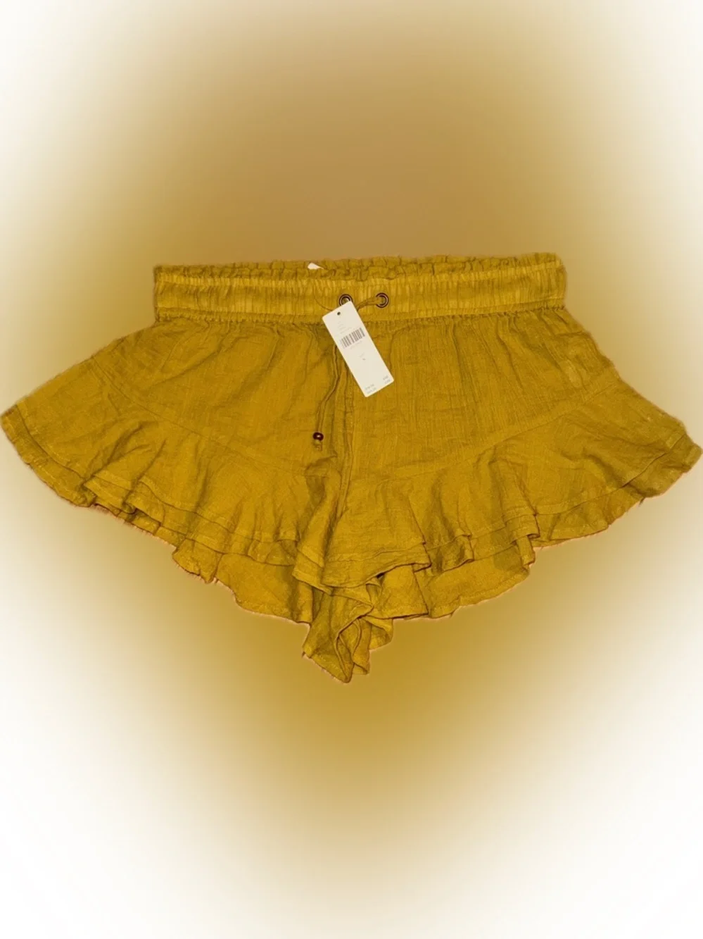 By Anthropologie Grommet Flounce Shorts